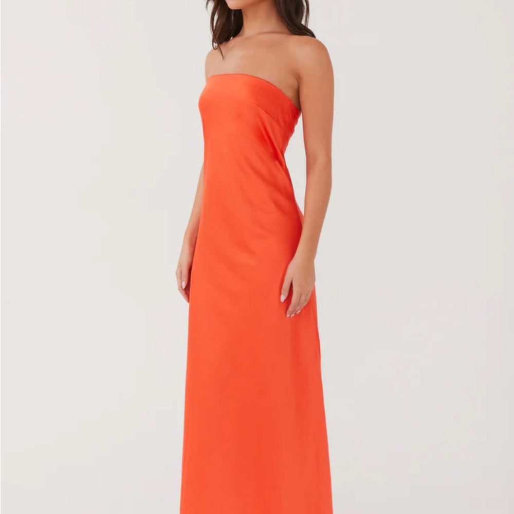 Peppermayo Strapless Red Dress
